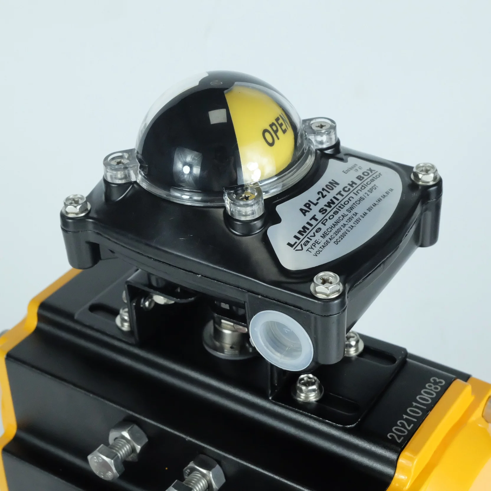 DKV Air Control Wafer Type Ball Valve Double Acting ss304 FRL solenoid positioner Pneumatic actuated Ball Valve