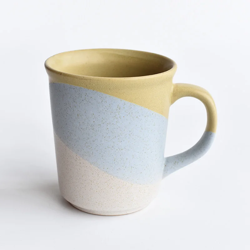 Retro classical style Matt three color Glaze tableware Dinnerware kitchenware Sets Ceramic Porcelain Bowl Plate mug