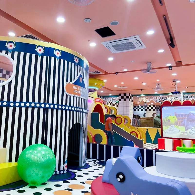 Jungle Children Play Area Kids Indoor Playground Equipment Of Commercial Indoor Playground Slide Set Soft Play For Toddler