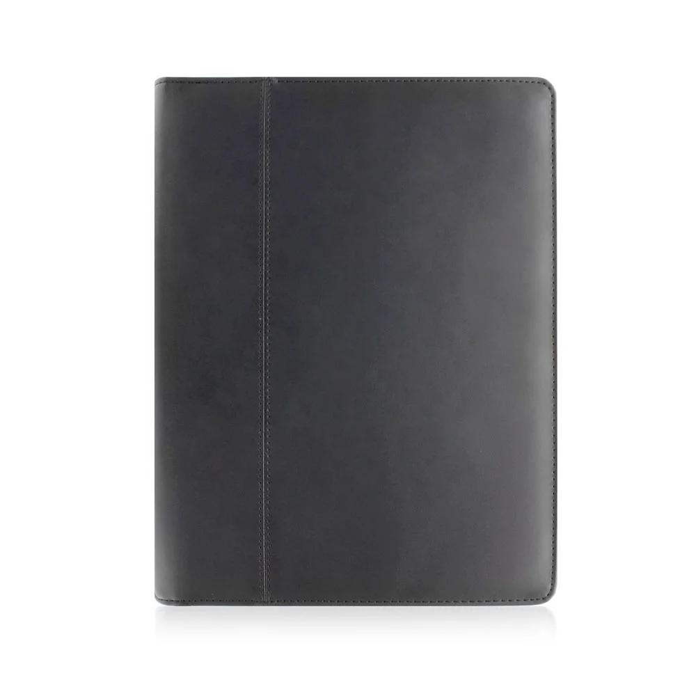 Portfolio Leather Portfolio File Folder Organizer for Ipad A4 PU Leather Padfolio Binder Zippered Padfolio Portfolio Folder