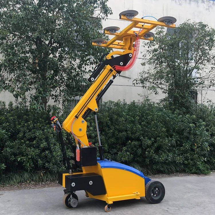 china 12ton hydraulic manipulator lifting machine mobile electric suction handling robot arm for glass mounting installation