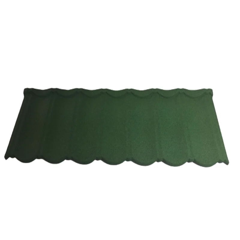 Light Steel Villa Roofing Material Tile Alum-Zinc Colourful Stone Coated Metal Roof Tile