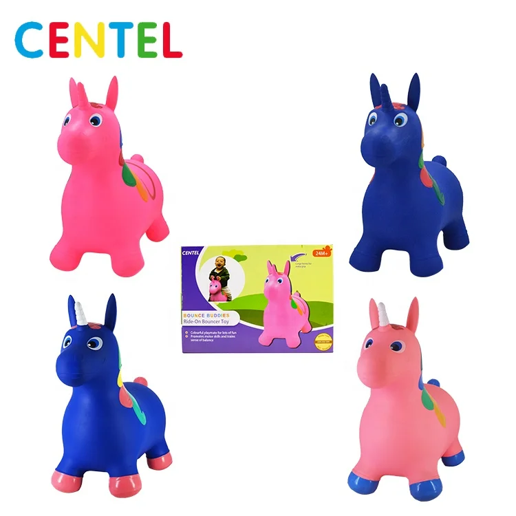 
Inflatable Animal Pvc Jumping Horse Toy 