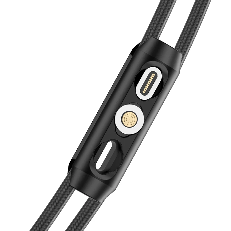 High Quality Silicone Container Double Cables clip design Magnetic Plug Storage Container for 3 in 1 magnetic plug