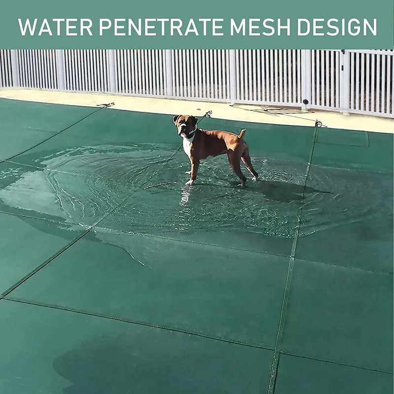China Supplier Custom Wholesale Factory Cheap Price PP Mesh Inground Swimming Pool Winter Safety Cover