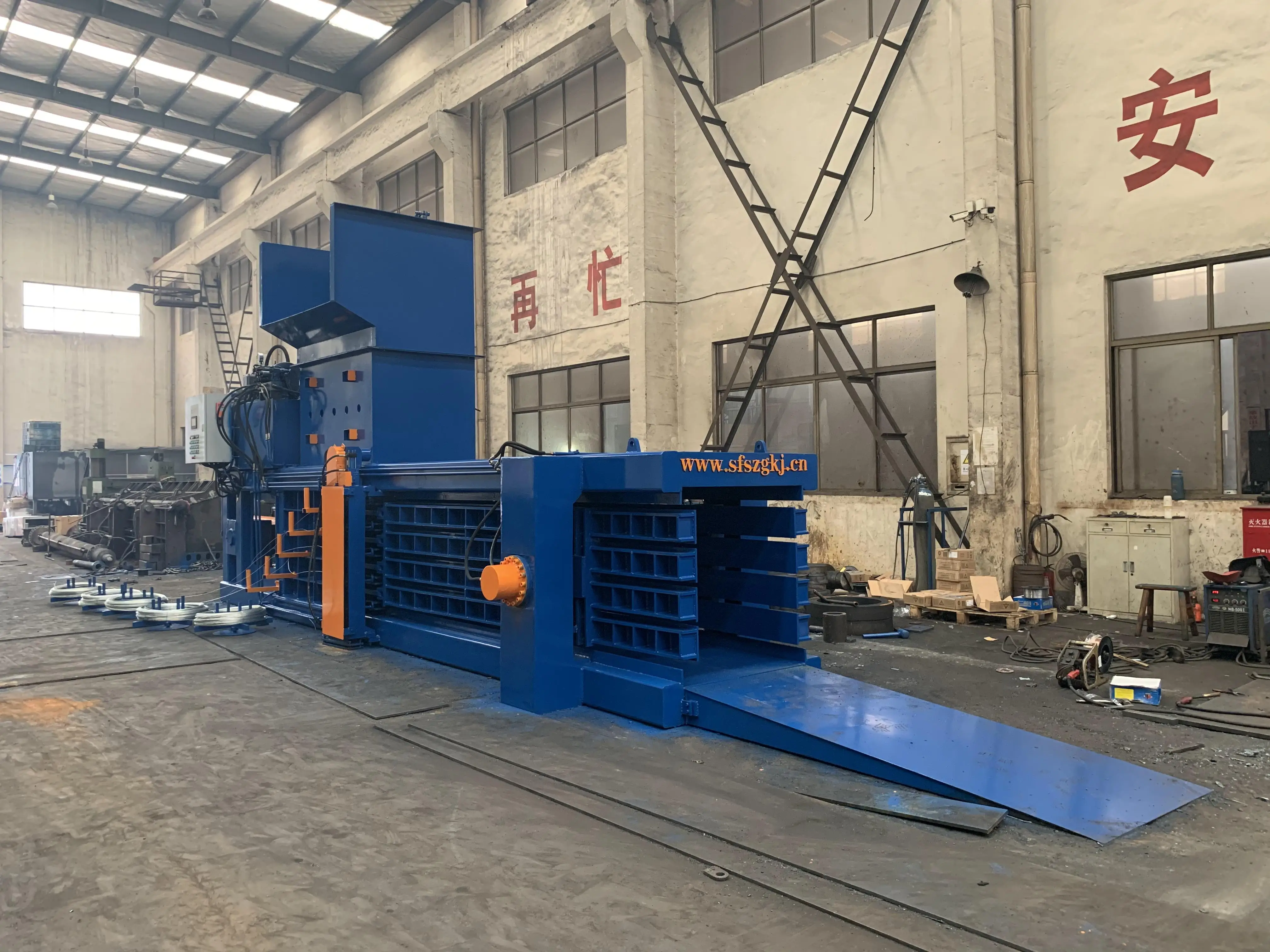 EPA-80 Horizontal Cardboard Baler Waste Paper Hydraulic Baling Press Machine