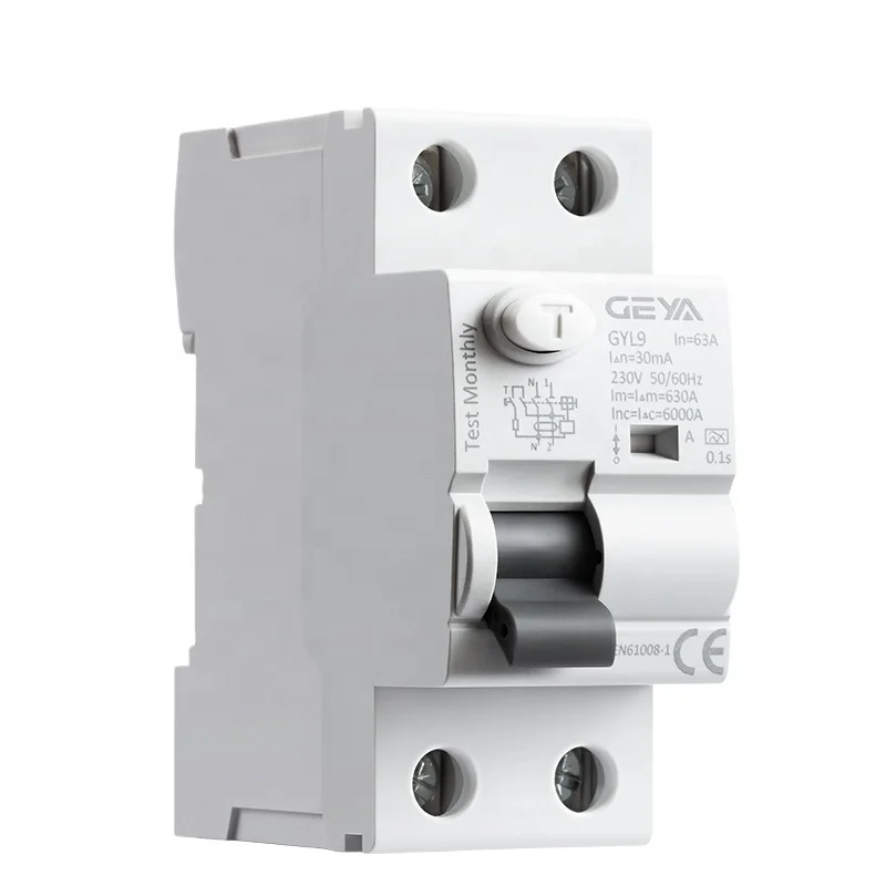 GEYA GYL9M 2P 25A RCD residual current circuit breaker