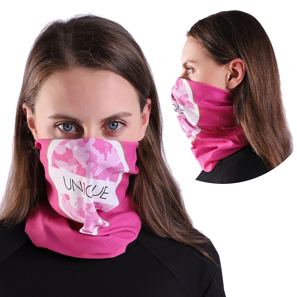 China factory Custom Neck gaiter Tube Bandana headwear with eco paper packing
