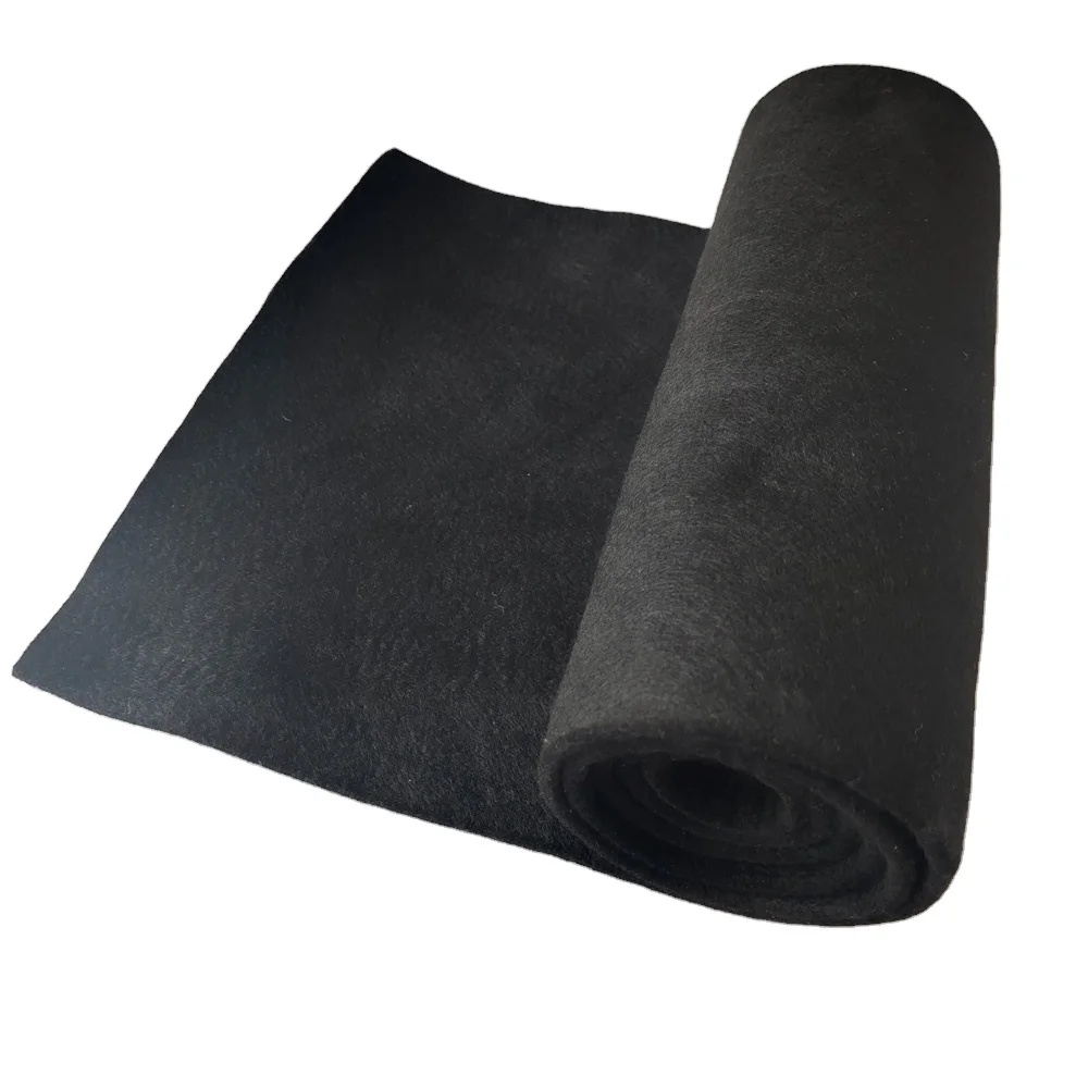 Pre-oxygenated carbon fiber felt fire retardant needle punch felt No dropping and no burning  blankets for car