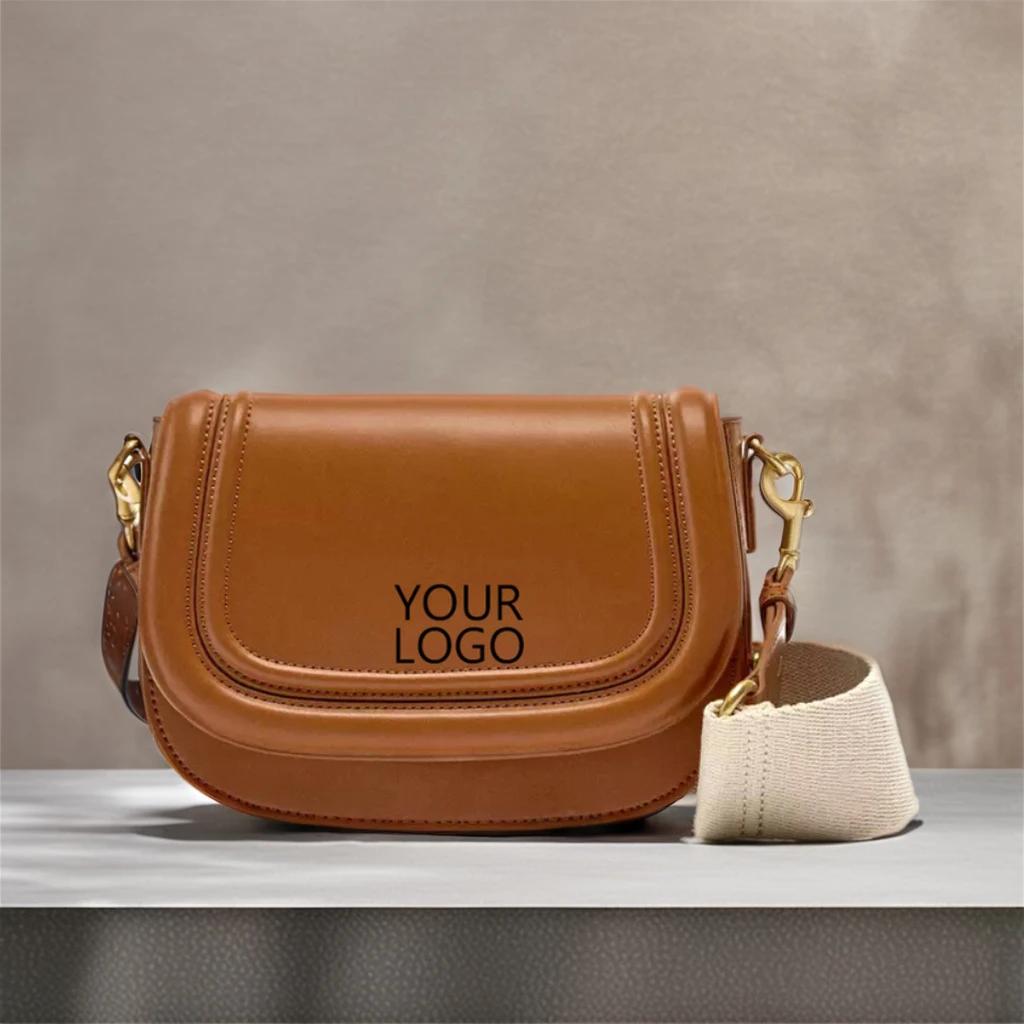FANXI 2024 New Wholesale Handbags Custom Logo Ladies Handbag Bags Women Designer Saddle Single Shoulder Small Cross body Bags