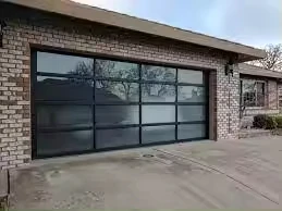 JBDhome современный дизайн полное видимость алюминиевое закаленное плексиглас автоматическая сэндвич-панель верхняя секционная стальная поролоновая дверь гаража