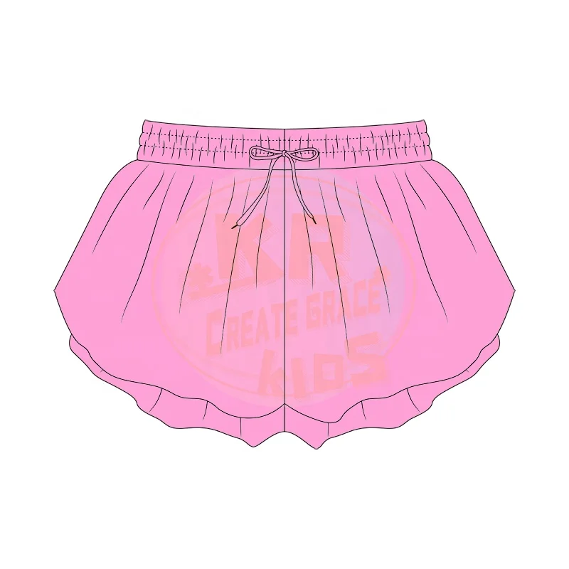 Customized Baby Kids Girl Skirt Tennis Sports Pants butterfly Shorts Yoga Sweet Girl Trousers Kids Active Wear