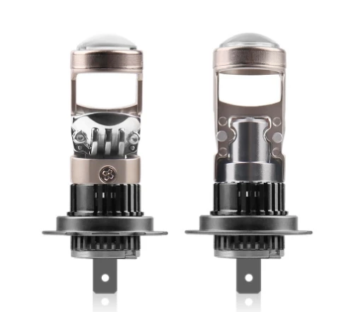 Factory Direct High-Low Beam LED Mini Projector Lens 12V Universal Car Headlight 50W Hot LED Lens for Cars