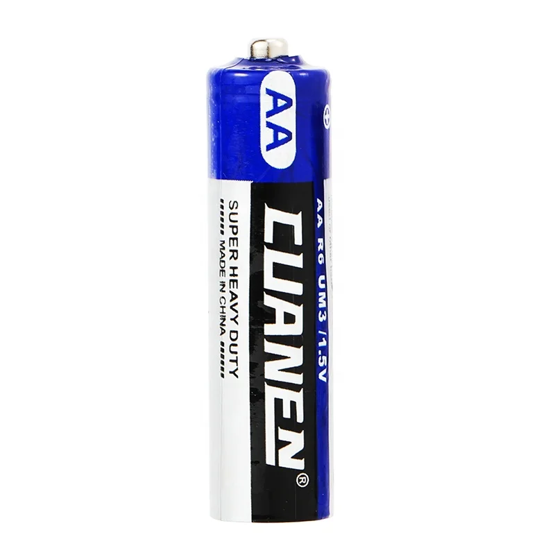 Cuanen Super Heavy Duty UM3 No.5 AA Size 1.5 V R6 Carbon Zinc Battery Primary Batteries