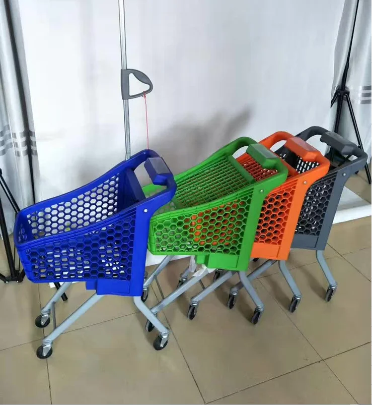 Retail Grocery Store Plastic Supermarket Shopping Cart