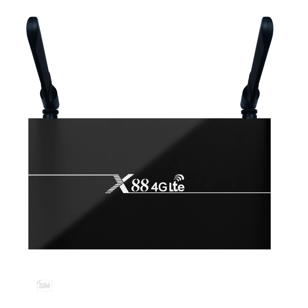 Глобальная ТВ-приставка 4G поддержка Lte SIM-карты на базе Android 9 0 OS 2 ГБ 16 X88 и 5G двойной Wi-Fi смарт