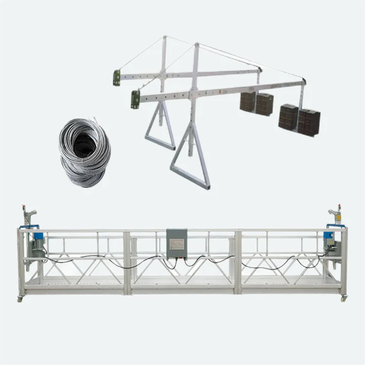 ZLP800 Galvanized Suspended Platform rope suspended platform /Gondola Scaffolding for building construction