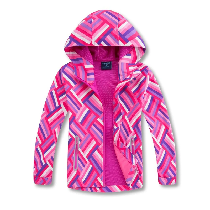 Outdoor Softshell Jacket kids lightweight girls windbreaker jacket 2022