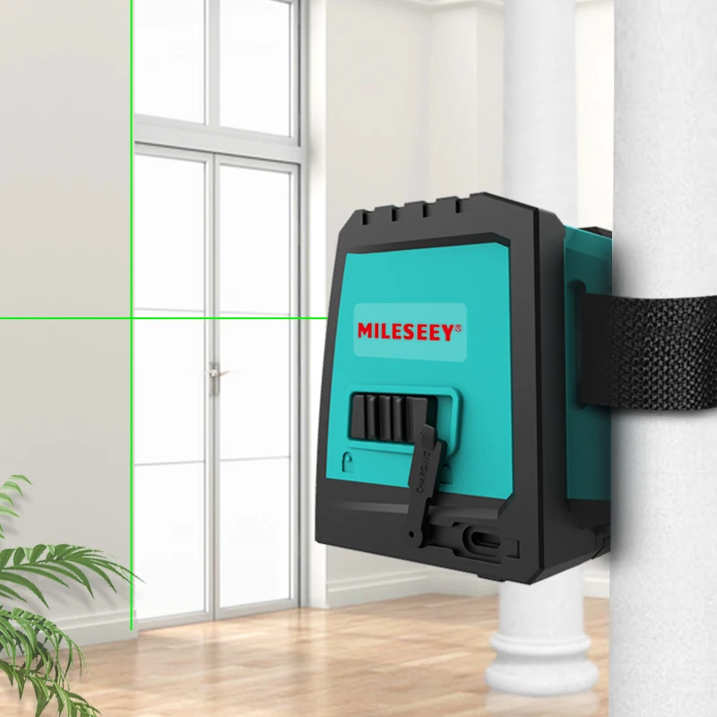 Mileseey измерительные инструменты лазерный Магнитный зеленый луч уровень