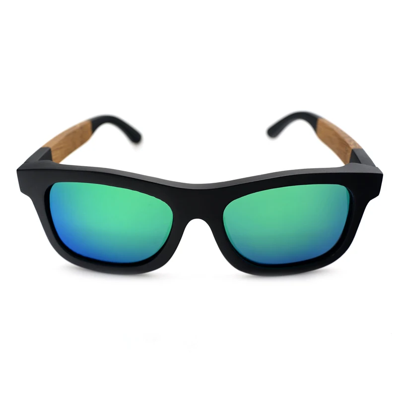 BOBO BIRD Handmade Mixed Wood Sunglasses Men Polarized Custom Logo