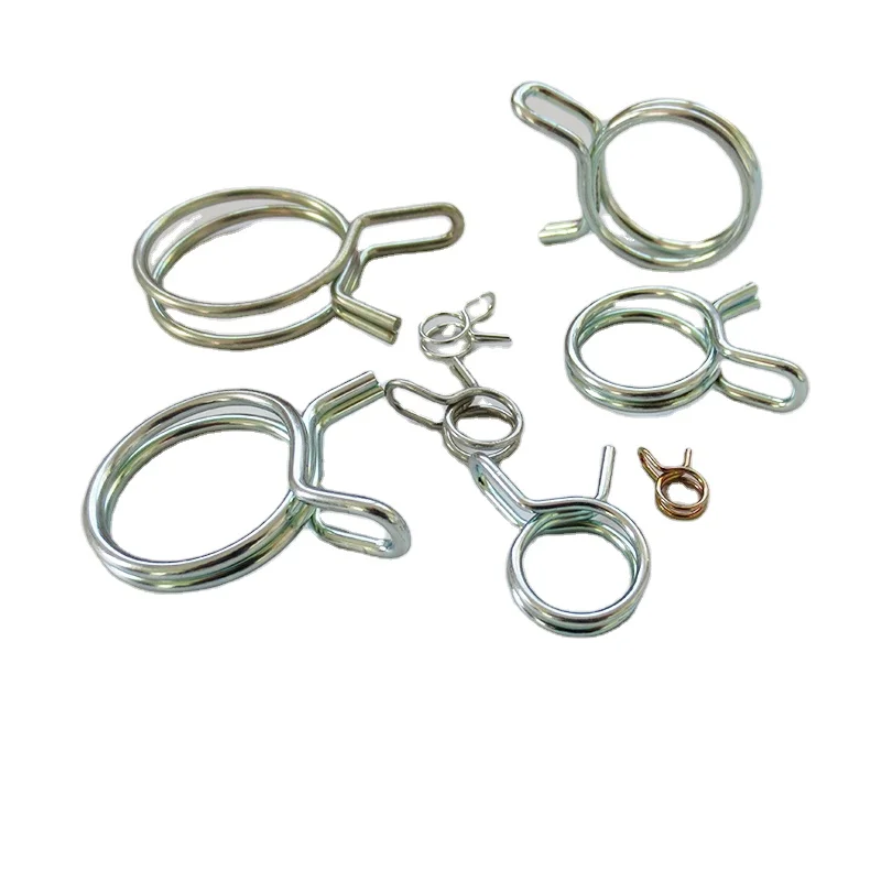 Supplier of stainless steel double wire hose clamp / double spring clip