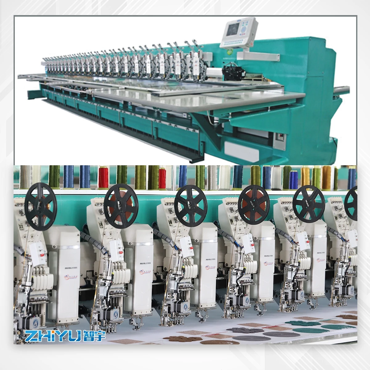 Towel Chain stitch computerized embroidery machine cheapest flat towel embroidery machine