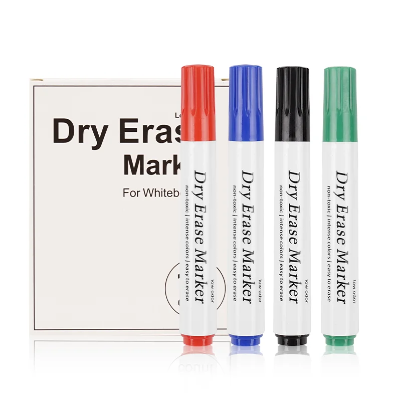 wholesale custom logo 2.8 mm round nib tip quick dry erasable whiteboard marker pen for white board
