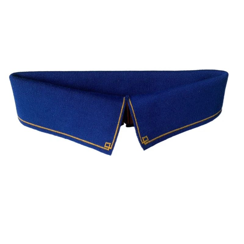 Specially customized rib collar knitting computer jacquard double rib POLO shirt and T-shirt knitting rib collar