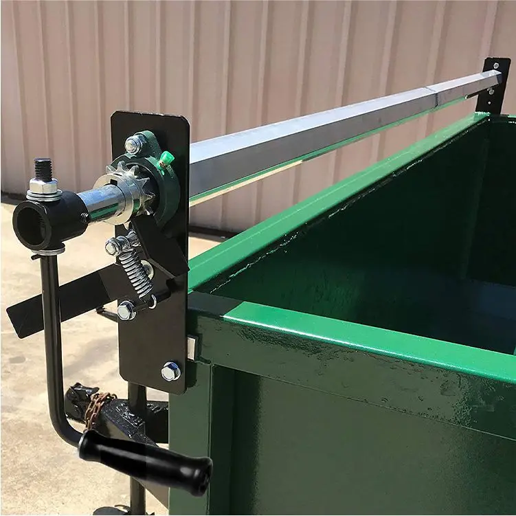 Aluminum Waterproof Flip Truck Tarp System Crank and Pull Manual Tarp Roller Kit Landscaper Dump Truck Crank Tarp System