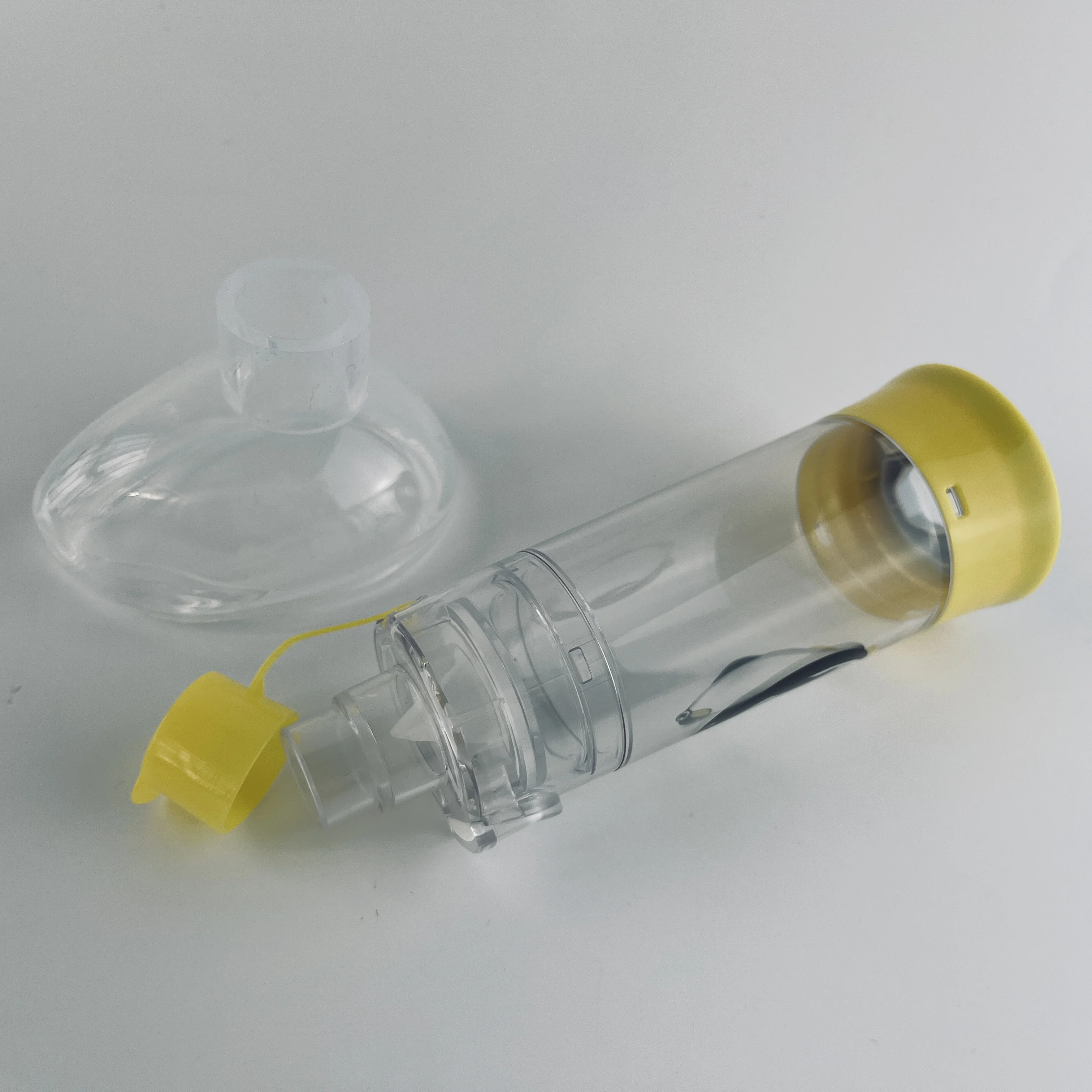Spacer device for inhaler spacer with Medical Dose Mdi Spacer Aerochamber for Asthma Therapy