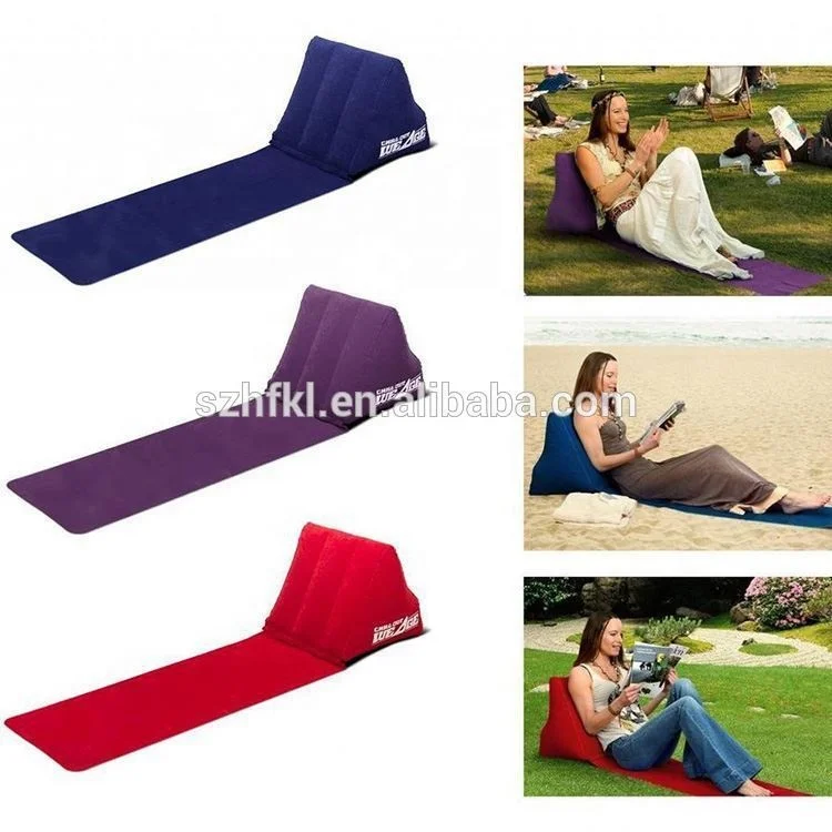 portable and comfortable inflatable wedge pillow with mattress