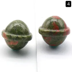 Wholesale Natural Healing Stone crystal semi-precious mini planet Galaxy planet UFO three-dimensional space decoration trinkets