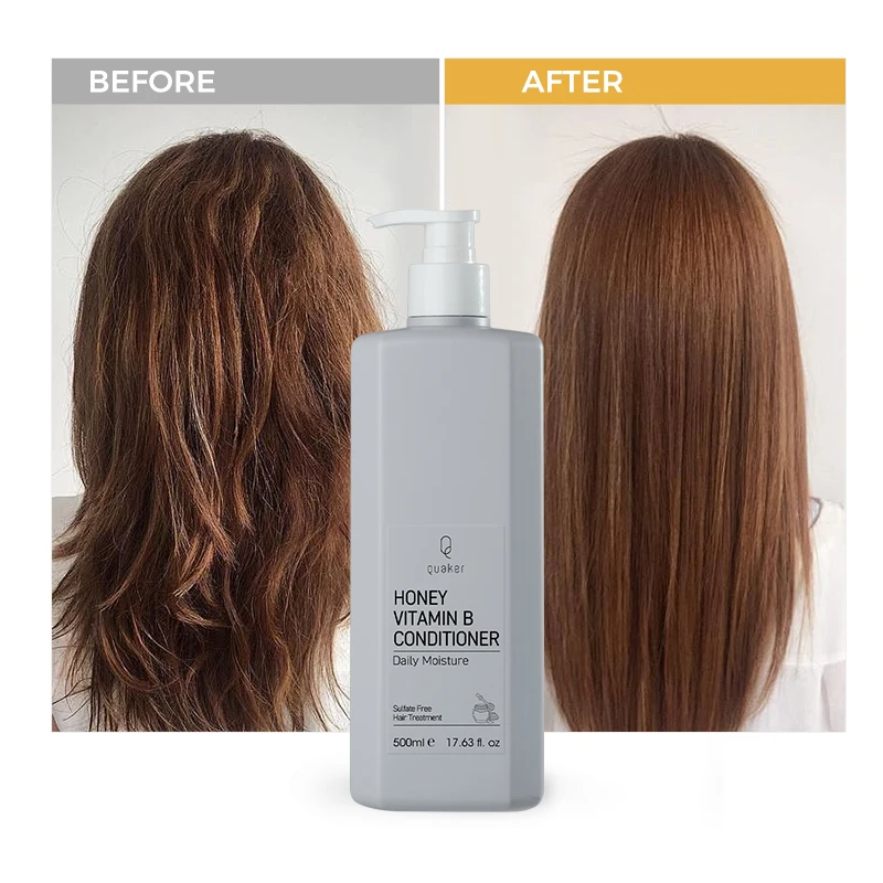 Brand Custom Care Products Shampoo and Conditioner Honey Biotin Hydrating Shampoo Anti-frizz moisturizing dry hair
