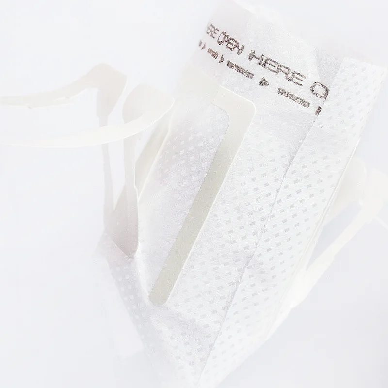 Wholesale custom portable disposable hanging ear paper bag easy pack for coffee tea filtering