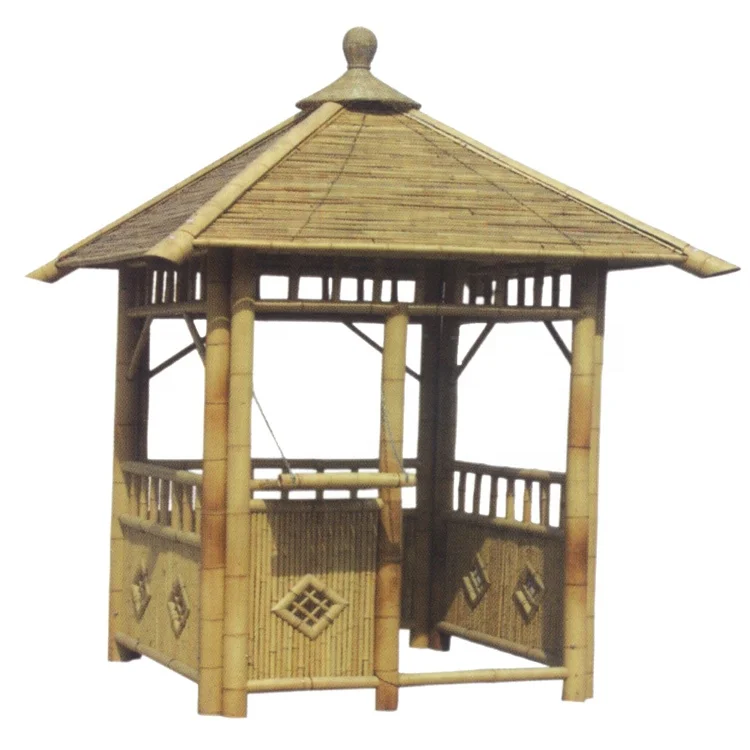 Big Outdoor Bamboo Gazebo Bamboo Pergola, Bamboo Gazebo House Outdoor