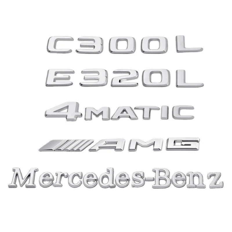 Custom Chrome Metallic Emblems Car Metallic Adhesive Metal Stickers With Car Brands