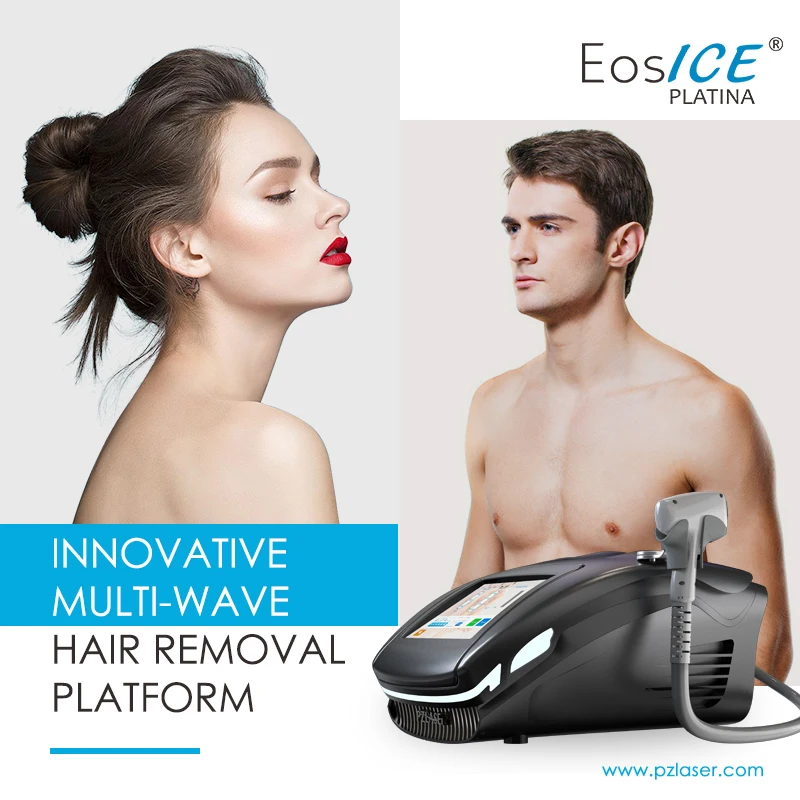 EOS ICE Made In Germany Laser Hair Removal Machine Professional Laser Hair Removal 808 755 1064 Nm