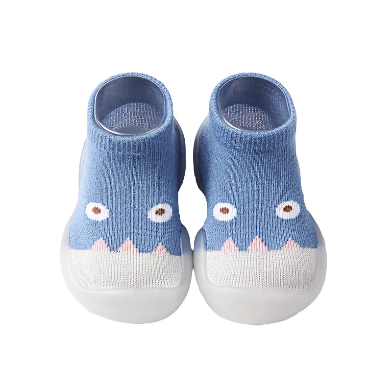 Spring And Autumn Baby Floor Shoes Socks Anti Slip And Grasping Indoor Cartoon Baby Shoes Socks