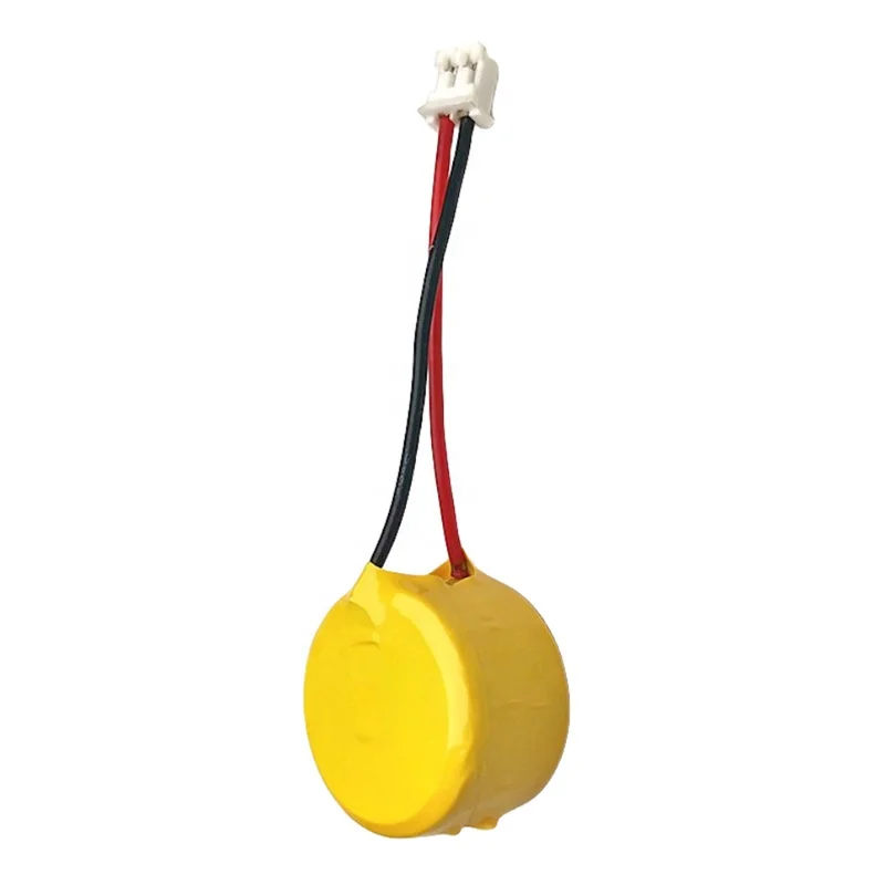 CR2032-4s 4s1p 12V lithium coin button non-rechargeable battery pack with connector 2.0mm plug wires