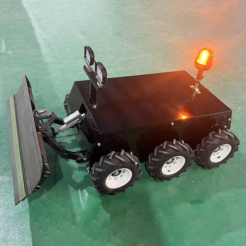 Factory Direct Sale Remote Control Robot Snow Blower Pusher Plow Snow Sweeper Machine