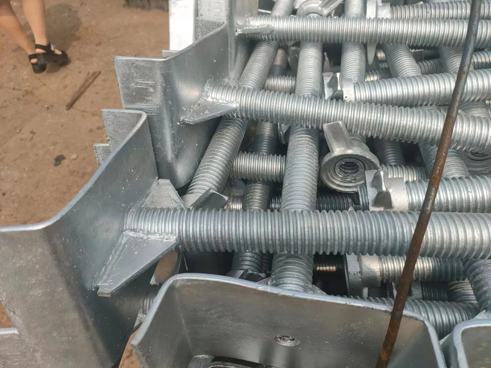 Hot Dip Galvanized Ring Lock Scaffolding Disc Buckle Pipe Construction Steel OEM All Round