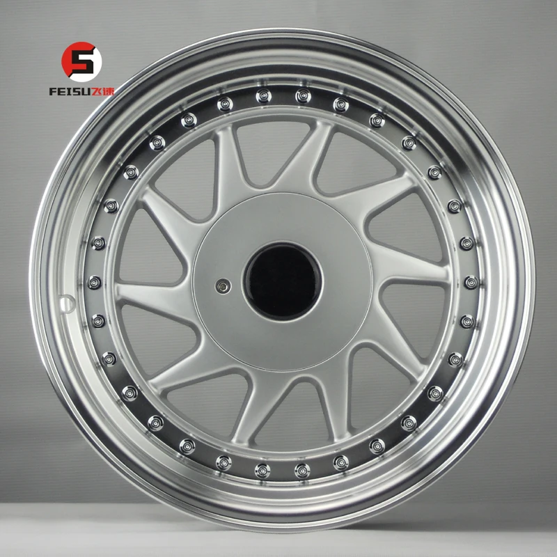 15*8J 17*8J 17*9J polish deep lip JDM design 4*100/114.3 Aluminum Alloy New Silver Alloy wheels MAGS