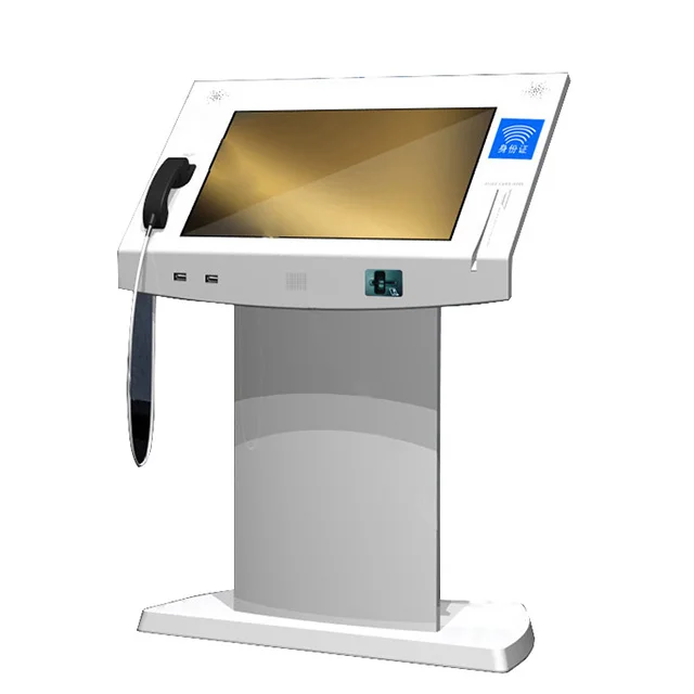 free standing  Interactive Information Kiosk Advertising Display Kiosk for Mall