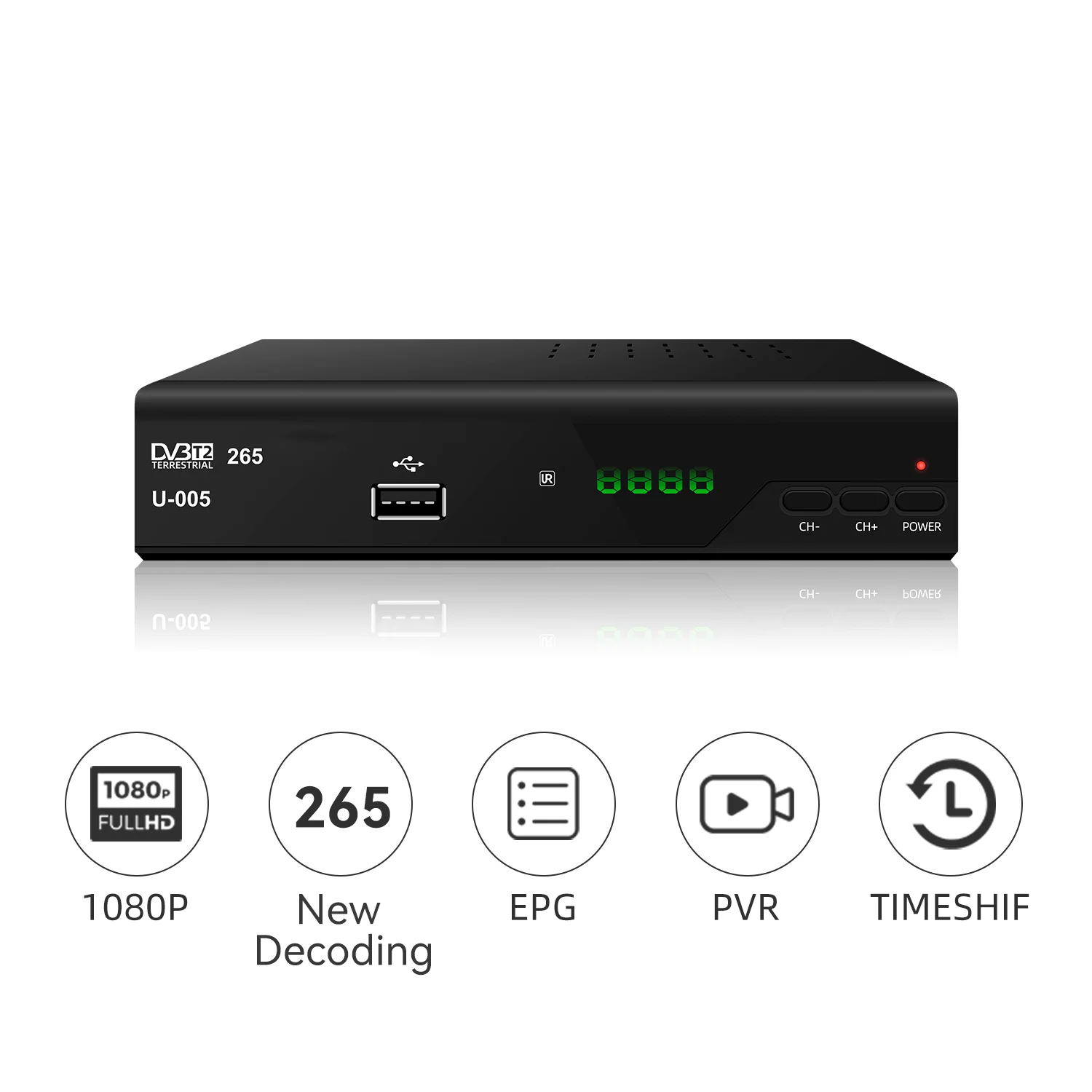 Лидер продаж цифровой наземный ТВ-приемник DVB-T2 H.265 тюнер full hd 1080P DVB T2 Smart WIFI приставка