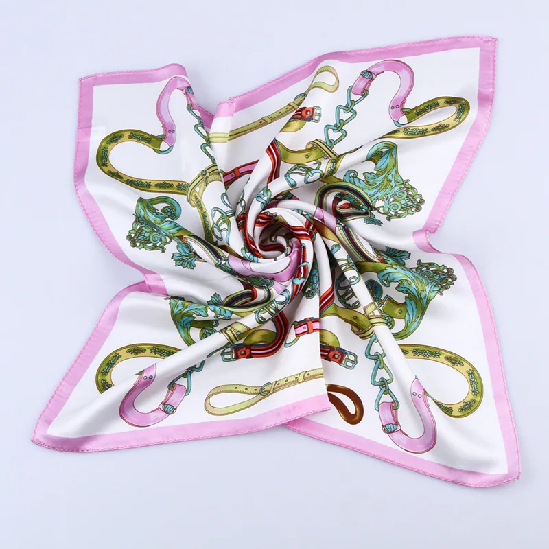Wholesale Fashion Printed 100% Silk Scarf European And American Easy-matching Scarves Real Chinese Silk Scarf
