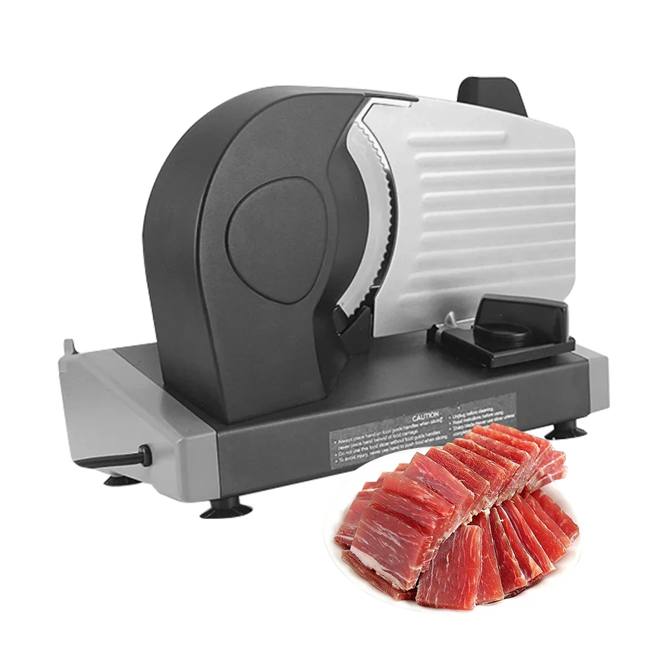 0.4-5.9Inch Adjustable Desktop Frozen Beef Mutton Slicer Cutter Machine Slicing Planer Meat Roll Auto Cabbage Cutting 110V/220V