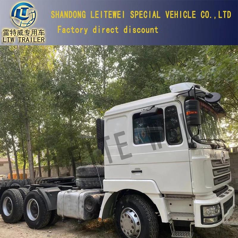 Second Hand 6X4 Left Drive 380HP Shacman F3000 Tractor Trailer Used Tractor Head Truck