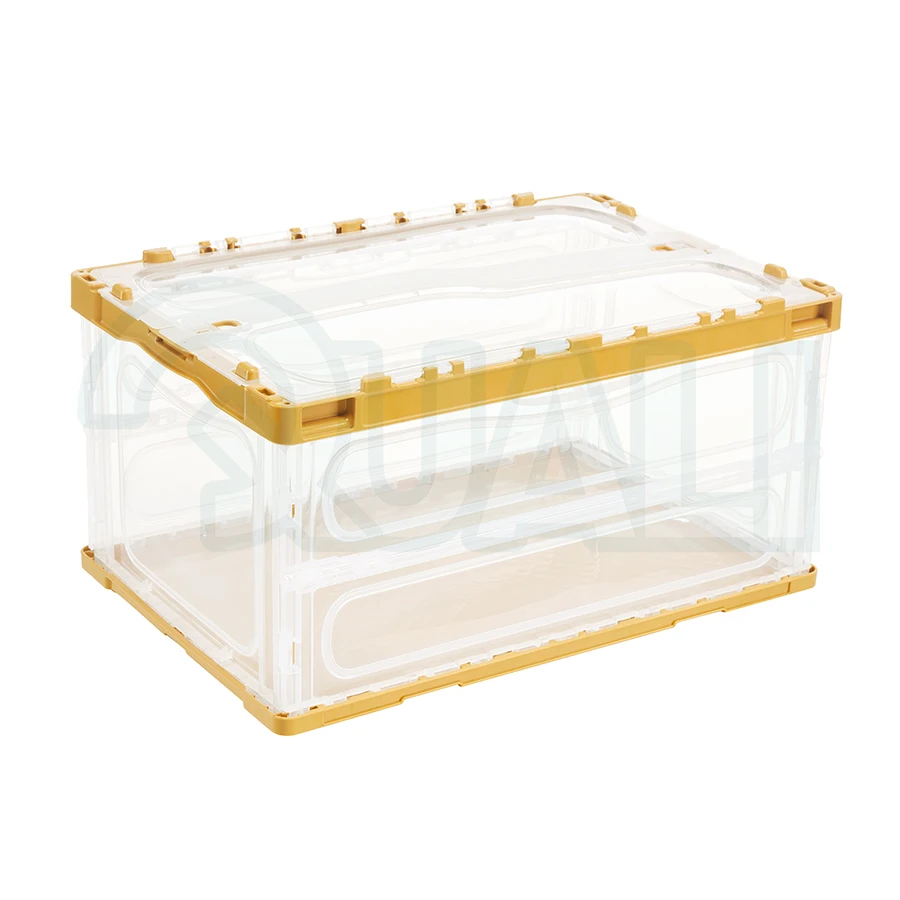 Quali Home Storage Folding Front Door Storage Box Plastic Picnic Clothing Storage Box