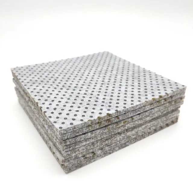 Изготовленный на заказ Non-Slip Underlayment войлочная ткань PVC Dots покрытая анти-скольжение войлочная ткань