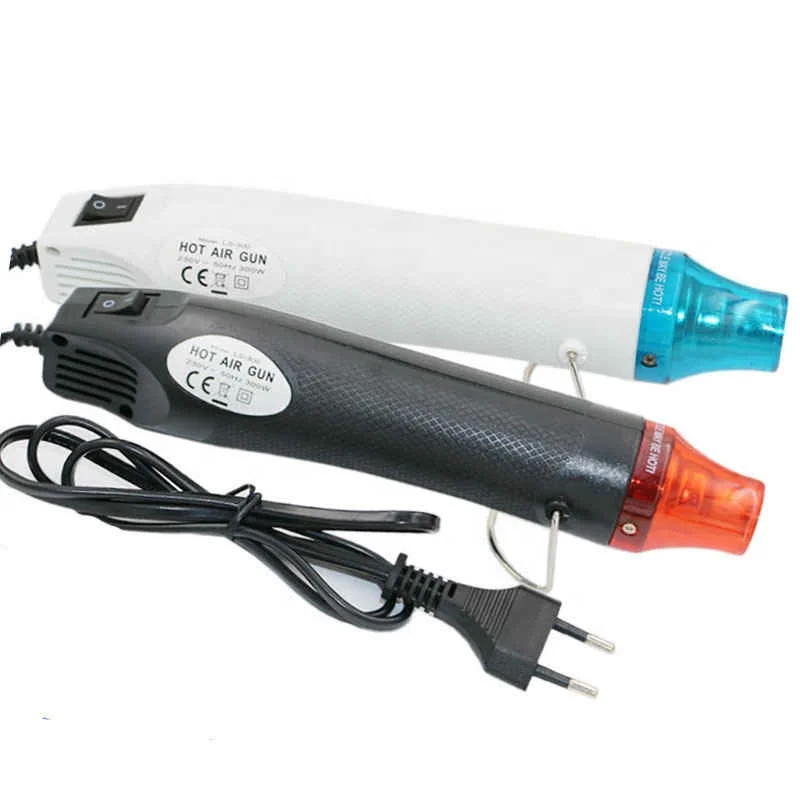 220V DIY Using Heat Gun Electric Power Tool Hot air 300W Temperature with Supporting Seat Shrink Plastic